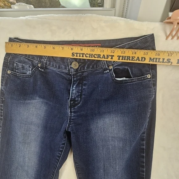 Standards & Practices Jeans 28 Women’s  Dark Wash Denim Rodeo Cowgirl Western - Picture 3 of 12